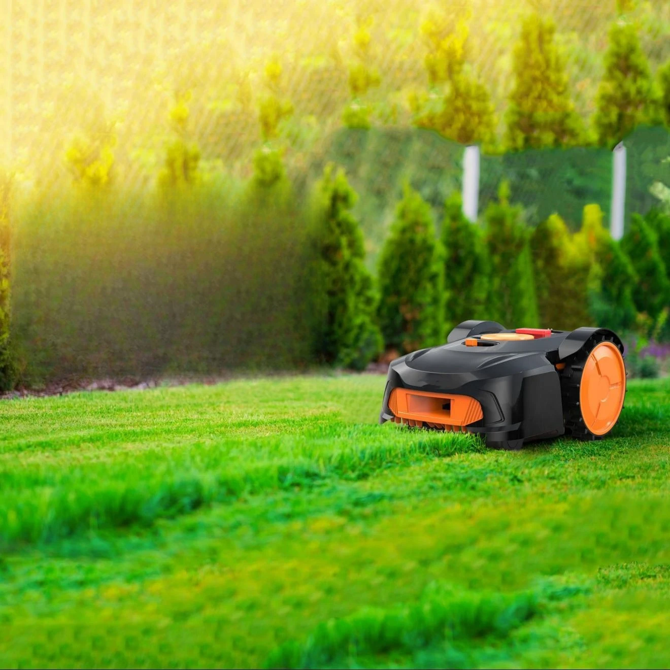 

Intelligent automatic lawn mower, visual navigation without boundaries, mobile APP control, efficient garden lawn mower