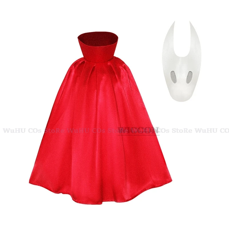 

Game Hollow Costume Cos Knight Cloak Kids Cartoon Ghost Cape Cosplay Fantasy Halloween Carnival Gifts Party Children Suit Mask