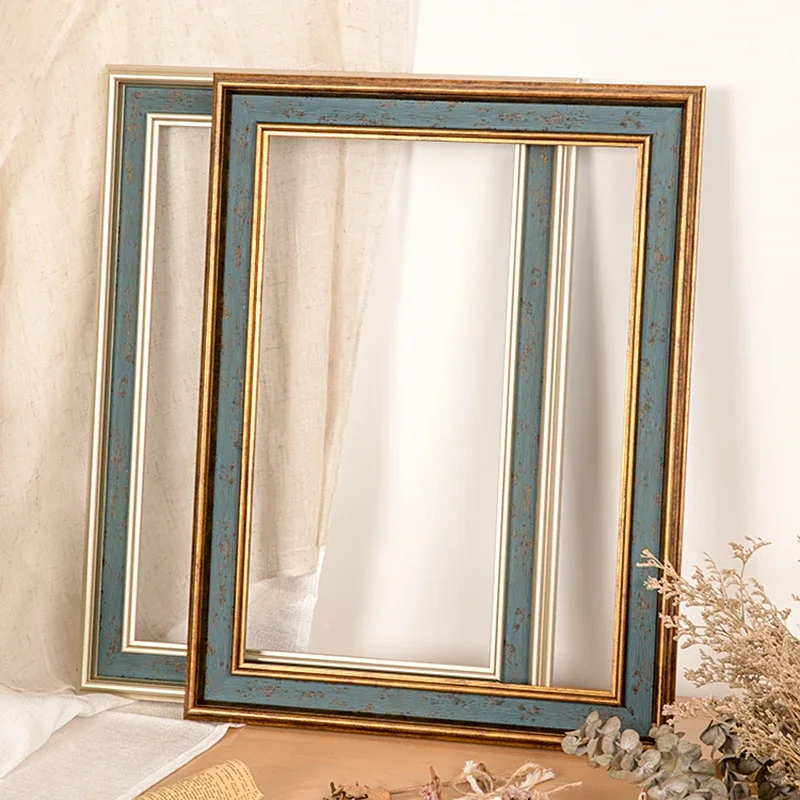 

New Oil Painting Frame, American Style Vintage Painting Frame,Family Tree Photo Canvas Frame,Wall Art Decorative Painting,Gifts