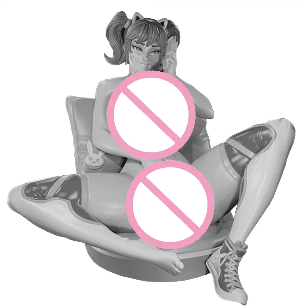 

Retro Pin-Up Girl 1:18 Scale Unpainted Resin Garage Kit - Vintage Glamour Model Figure for DIY Painting & Collectors (A823)