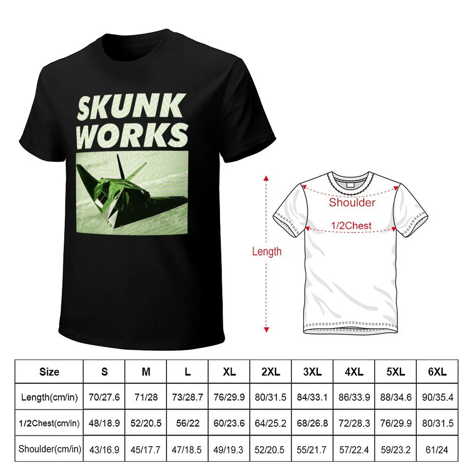 SKUNK WORKS T-Shirt cotton t shirt man T-Shirt