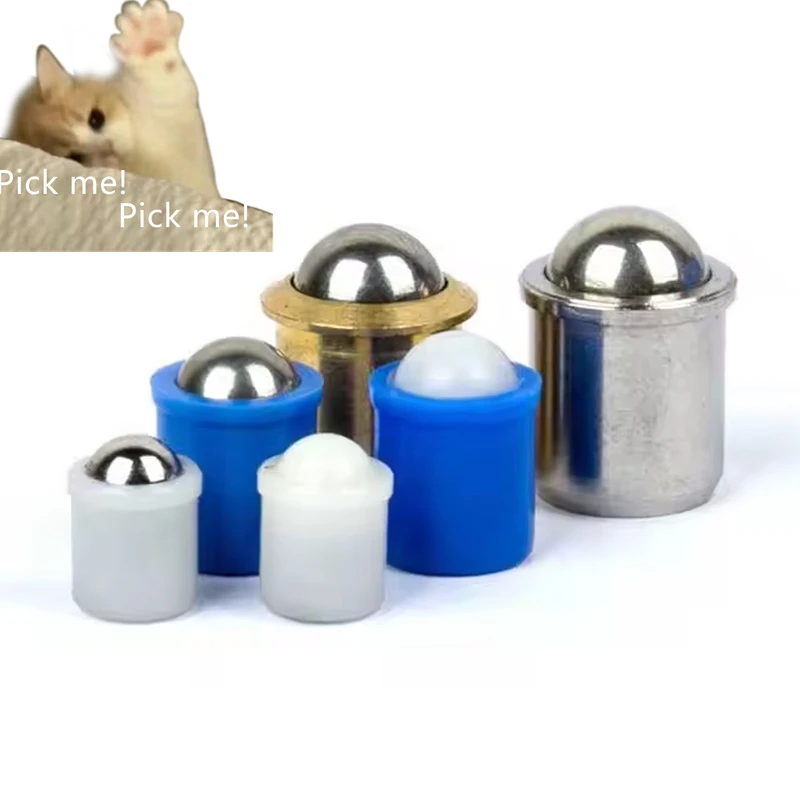 ZPFSSN Presure-Type Plunger Locating/Positioning Press-Fit Plunger Plastic/Stainless Steel/Brass Spring Ball Plunger