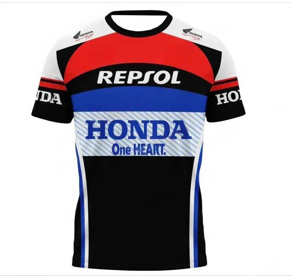 

NewCycling Sport Speed Drying рубашка с длинным рукавом для мужчин Honda RacingTeam официальная гоночная модная футболка для гонок на мотоциклах
