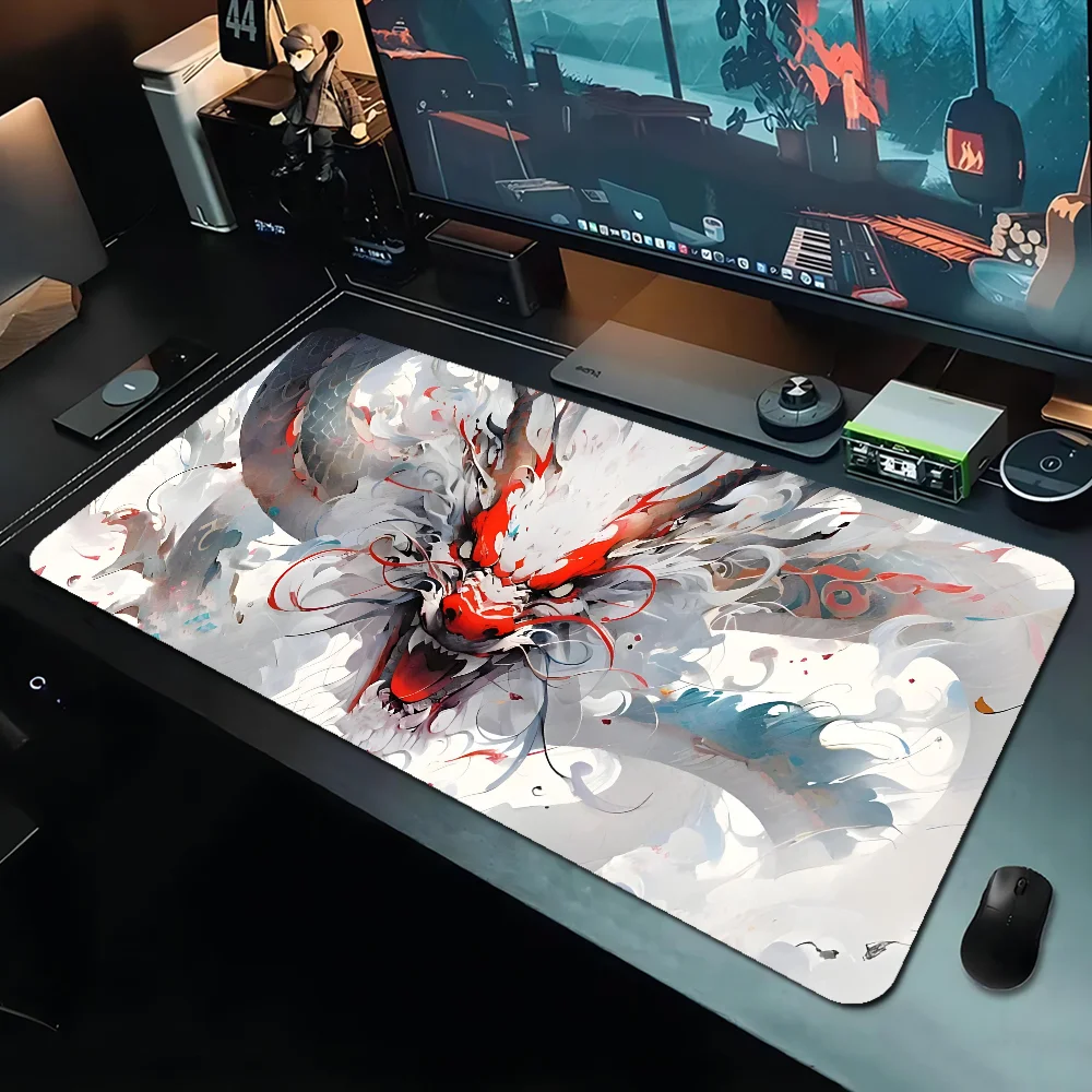 Anime Dragon Mousepad Boy Pad Natural Rubber Gaming mousepad Desk Mat Size for Gameing World of tanks CS GO Zelda