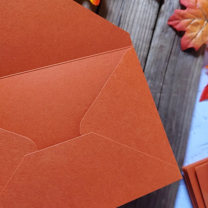 Burnt Orange Envelopes, Suitable for Wedding 5 \