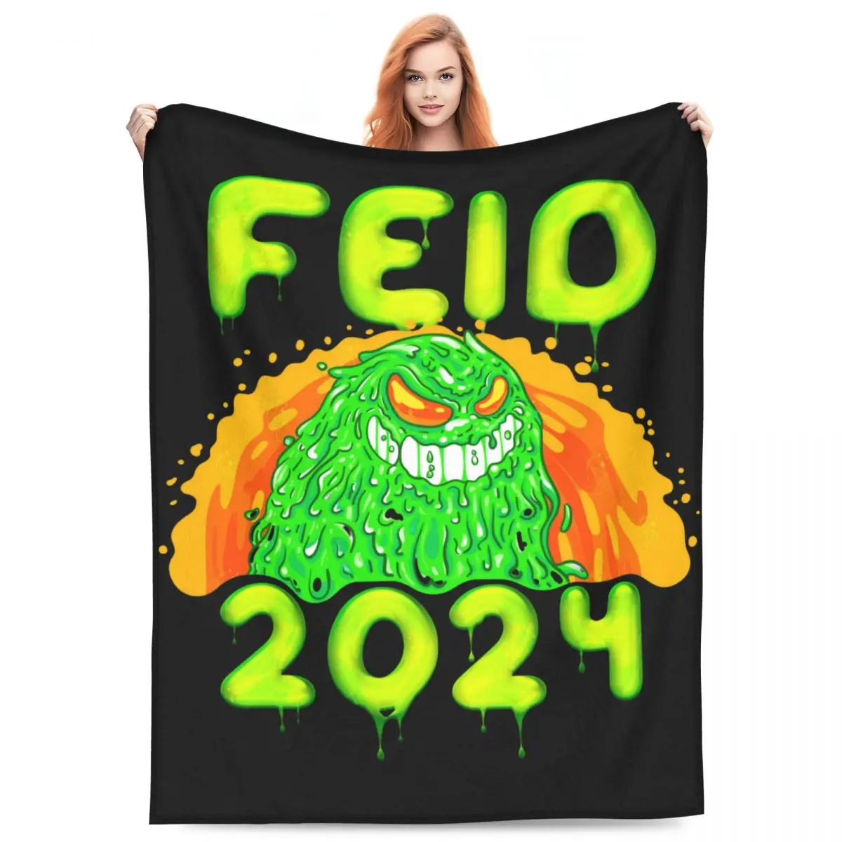 Feid Ferxxo 2024 Concert Blankets Coral Fleece Plush Decoration Ferxxocalypse Tour Cozy Super Soft Throw Blanket for Home Couch