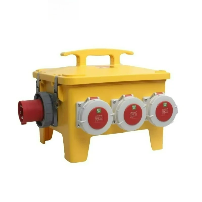 High Quality Yellow Handheld Low Voltage Power Lighting Control Engineering Distribution Box Plastic Insulated Switch Box
