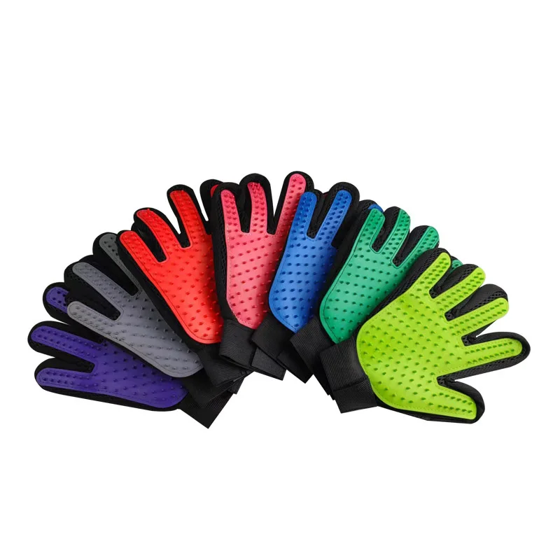 22*18*8cm 5-Finger Enthaarung Pflege Haustier Massage Dusche Handschuh für Katze Hund Haar Haarausfall Entfernung Zubehör