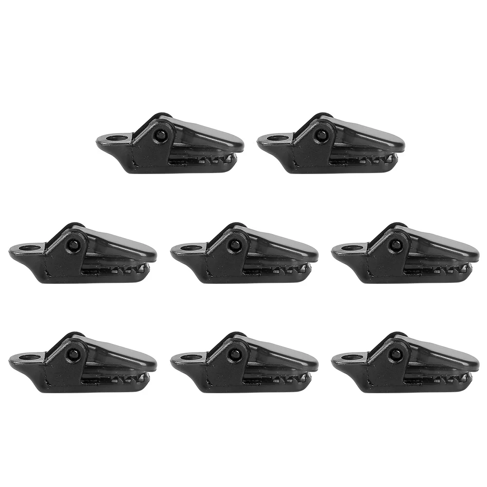 

50pcs Windproof Tent Clips Crocodile Clamps for Camping Tarp Heavy Duty Double Layer Portable Storage Accessories