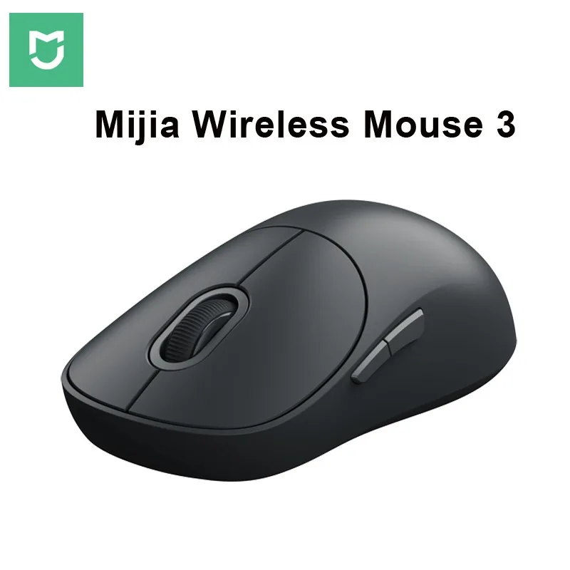 Mijia Wireless Mouse 3 Bluetooth Mouse Dual Mode 2.4GHz Game Mouse 1200DPI Ergonomic Optical Laptop Computer Soft-tone Keying