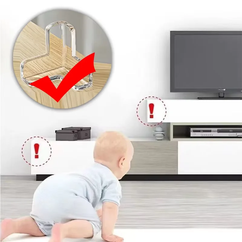 Children's anti-collision corner table with edge wrapping and protective cover, safety anti-collision home safety accessories