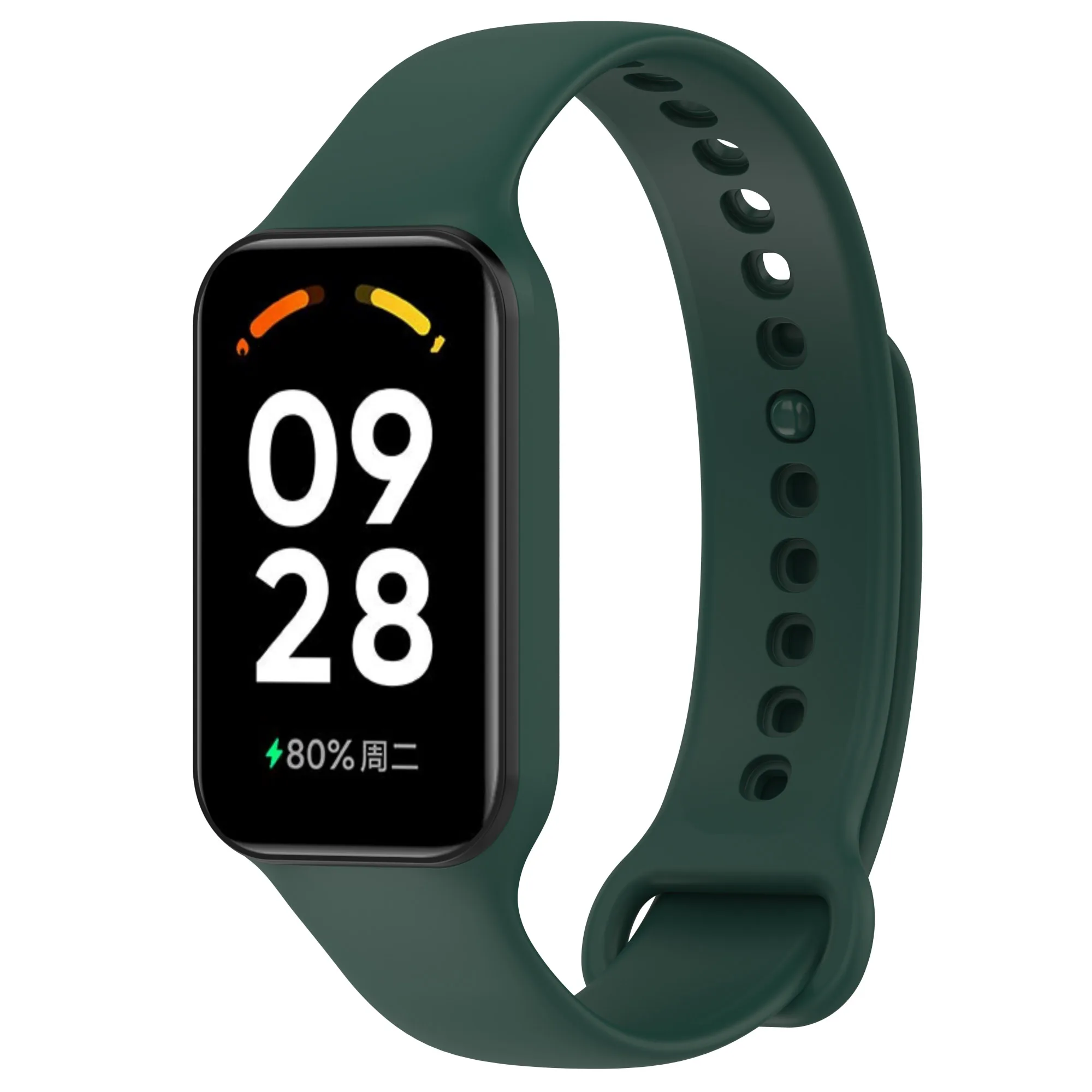 Silikonarmband für Redmi Smart Band 2 / Xiaomi Band 8 Active, Ersatz-Sportarmband, Armband, Correa-Armband – Detail 10