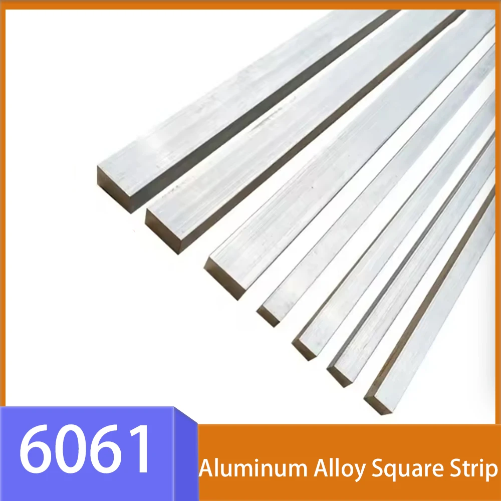 1Pcs 6061 Aluminum Square Bar Solid Rod Metal DIY Tool Dia 5mm 6mm 7mm 8mm 10mm 12mm 15mm 20mm 25mm 30mm 35mm 40mm 45mm~170mm