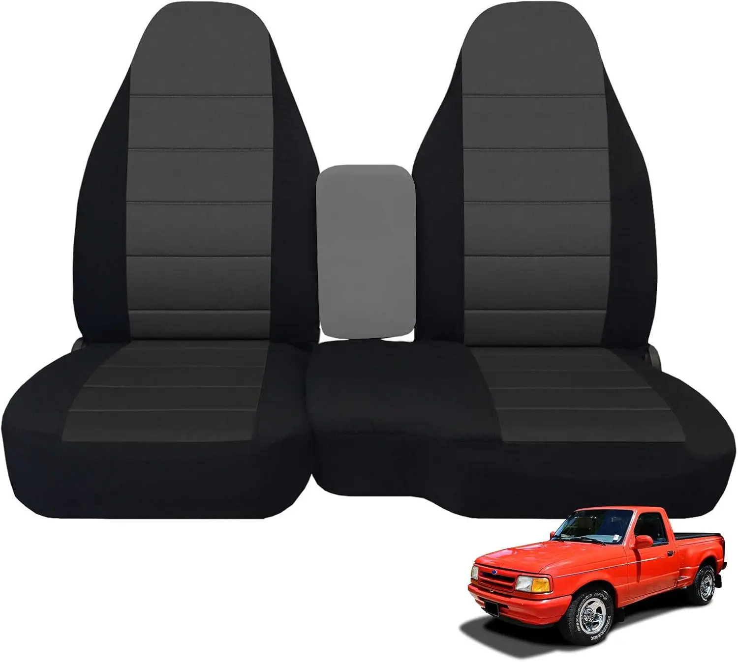 Pickup Front Seat Application, Knitted Fabric Composite, No Specific Color Mentioned, Soft Foam Lining, Airmesh Breathable