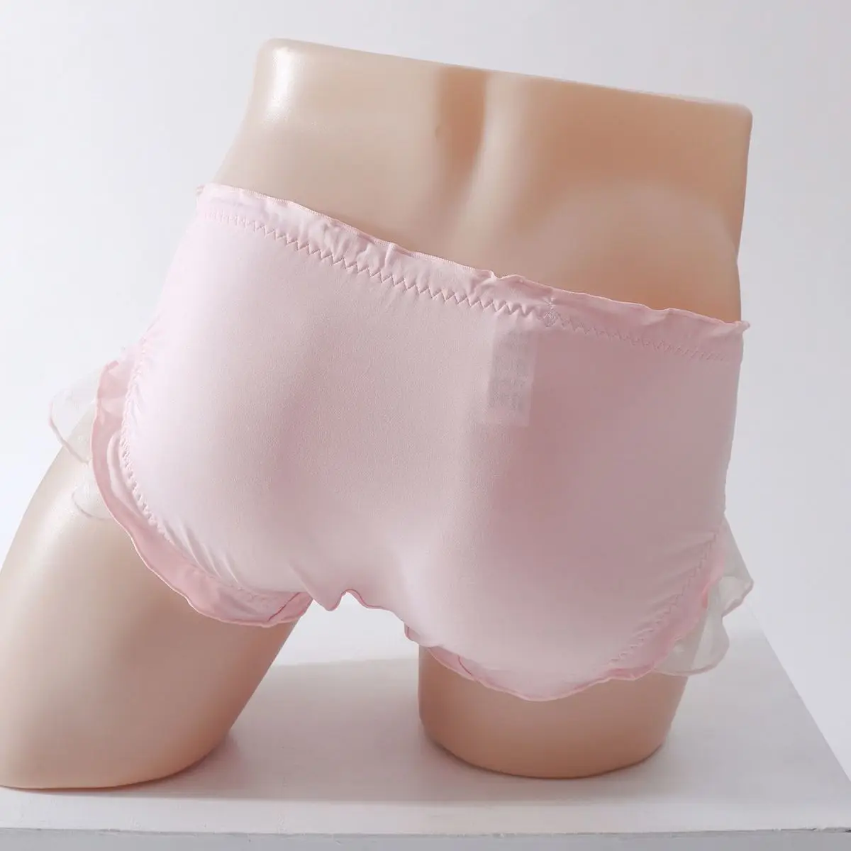 Man's Lace Bowtie Mesh Sexy Briefs Convex Pouch Underpants Live Show Dance DJ Club Private Party FKK BF Gift Panties Harajuku