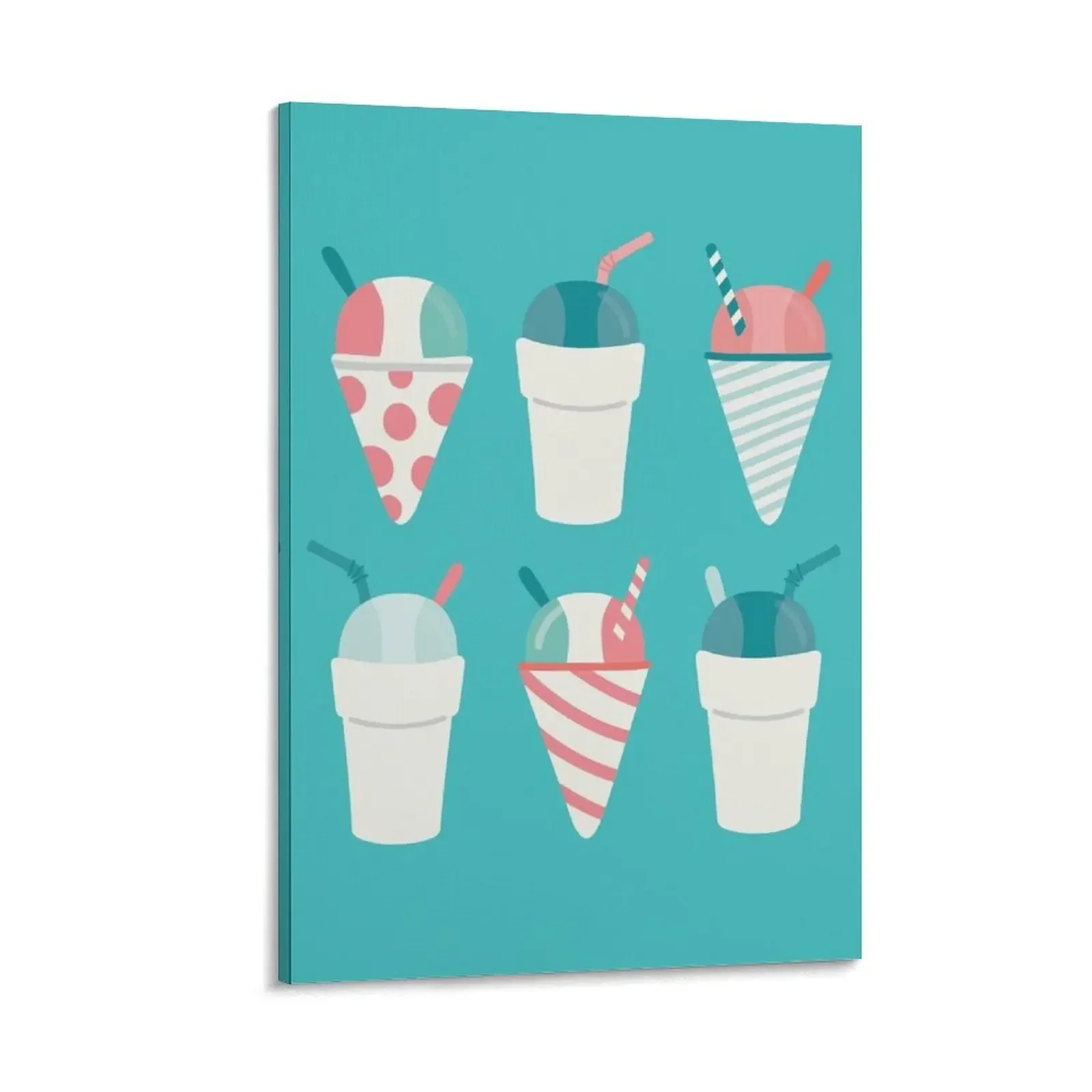

Snow Cones Canvas Painting nordic home decor posters office decoration