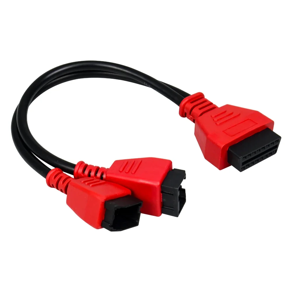 10PCS/SET OBD2 12+8 SGW Cable for FIAT/ALFA Works for LAUNCH X431 ROMEO OBD Bypass Adapter Lead Cable for Chrysler Adapter Cable