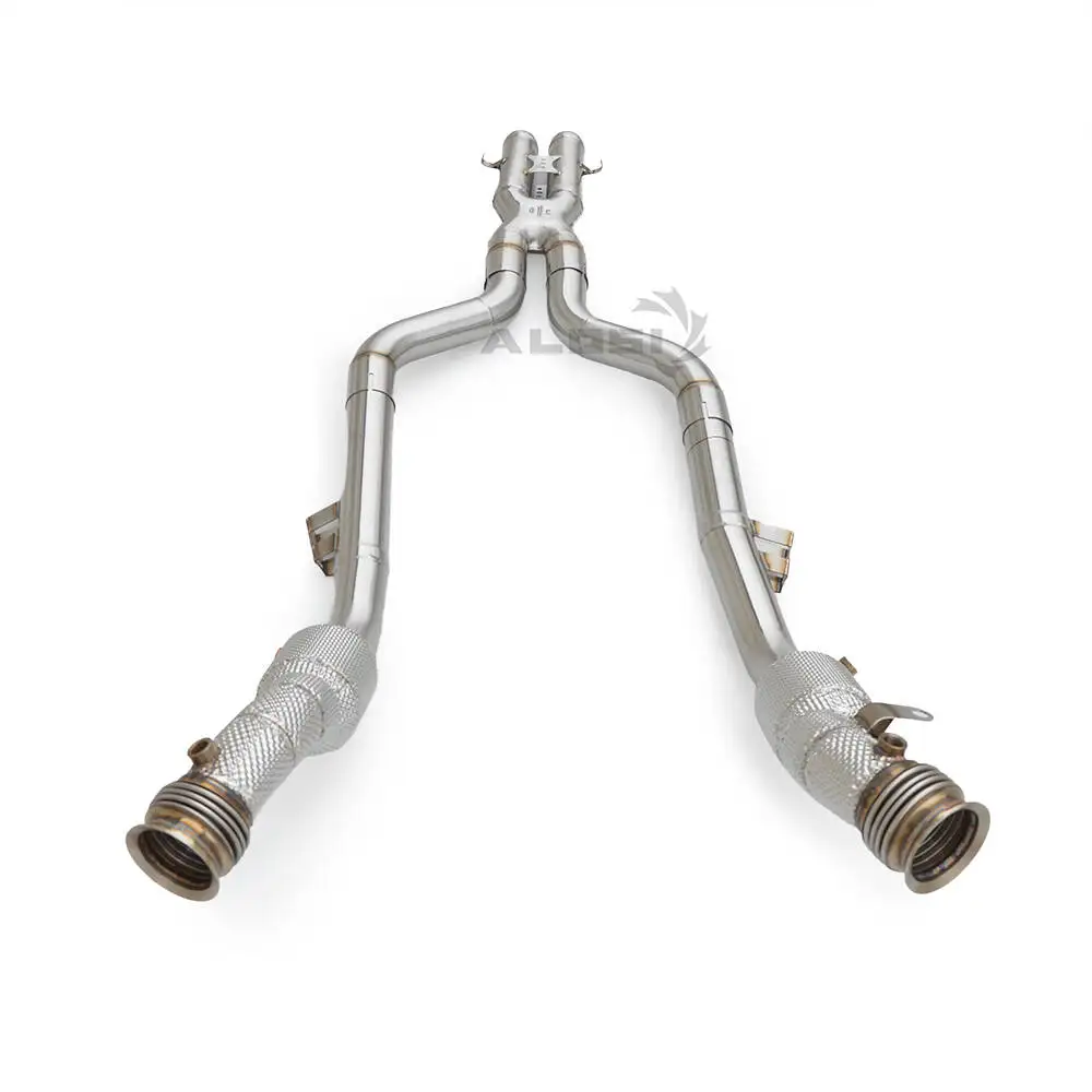 

For Mercedes Benz S600 5.5T W220 (2003-2005) High Flow Sport Exhaust Pipe Catalytic Converter Stainless Steel Downpipe Exhaust