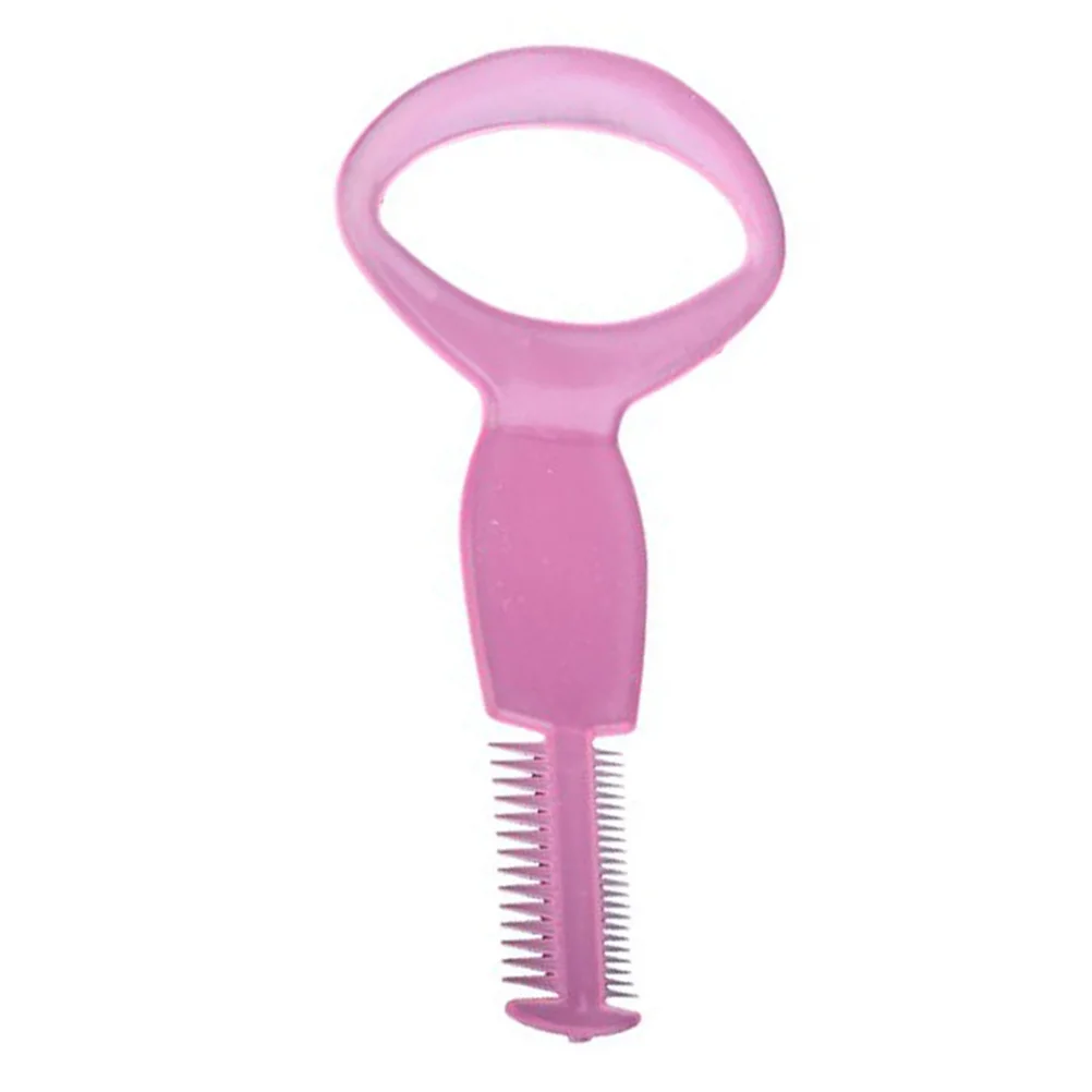 3-in-1 Multifunctionele Plastic Mascara Applicator Guard Tool Wimper Wenkbrauw Kam (Willekeurige Kleur) Mascara Applicator Gids