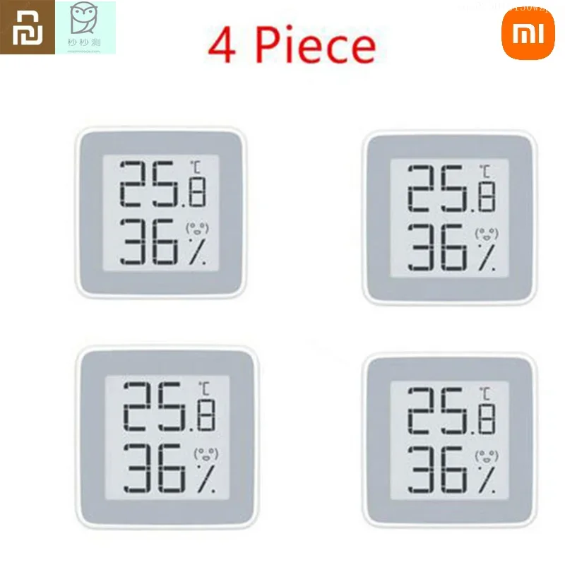 

Xiaomi Youpin MiaoMiaoCe Thermometer Temperature Humidity Digital Moisture Meter LCD Screen High-Precision E-Link INK Screen
