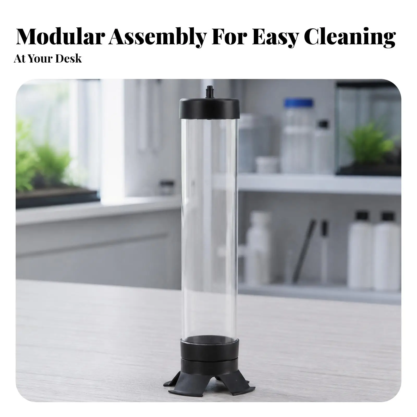 Plastic Shrimp Hatchery Incubator with Air Pump Inlet for Brine Shrimp Eggs Hatching in Aquariums Featuring Stable Base for