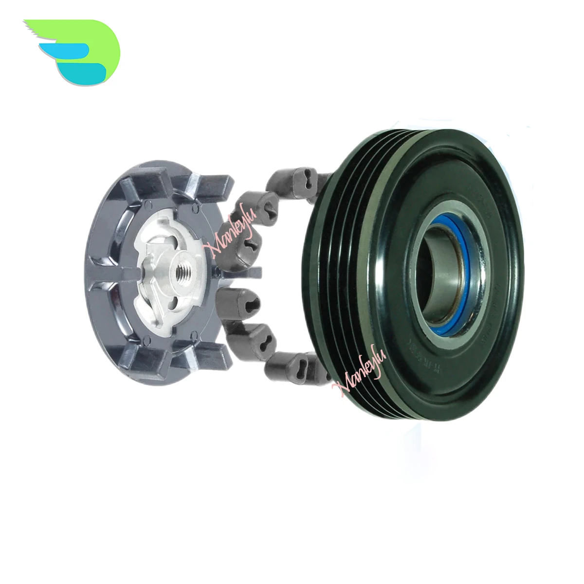 A/C AC Compressor Clutch Pulley 7SEU17C for BMW 545i E60 645i E63 735iL 745iL 760iL E65 E66 64522147459 64509154071 64529195977