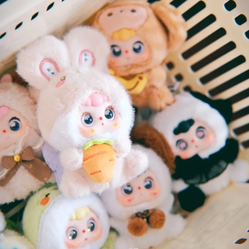 

DouBao 12, серия китайских зодиаков, животных, мини-плюшевая слепая коробка, милая изысканная кукла, модная сумка, подвеска, виниловая игрушка, подарок-сюрприз