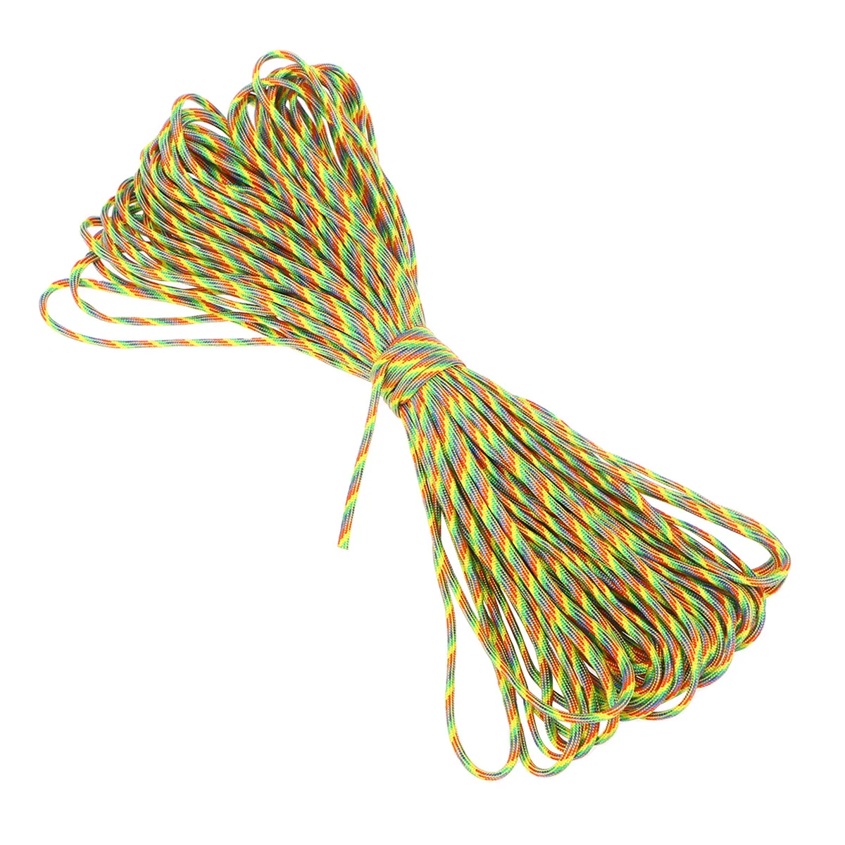 Cuerda de paracaídas de 30 metros, cuerda de supervivencia Paracord, trenza de nailon resistente a los rayos UV fuerte para acampar, senderismo, caza, pesca al aire libre