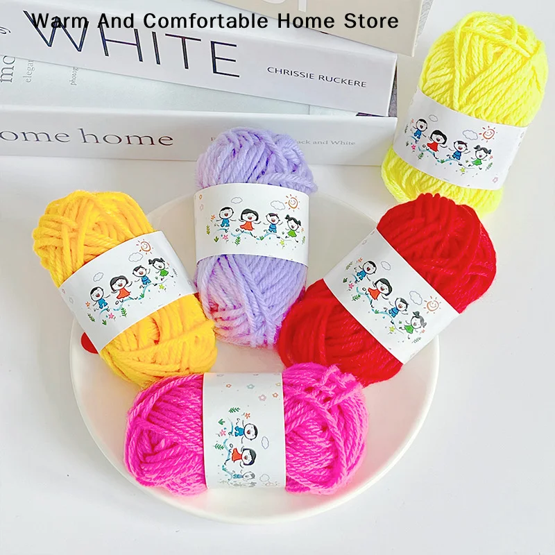【SE】12 pcs/Set Soft Yarn Fine Quality Hand-Knitting Thread Soft Warm DIY Cotton Wool Threads For Handmade Knitting Crochet Yarn