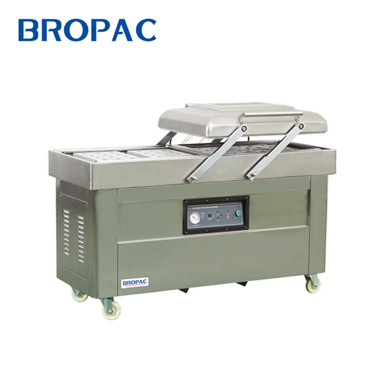 Industrial Double Chamber Vacuum Sealer Commercial Food Meat Vaccum Packing Sealing Machine DZ400/2SB