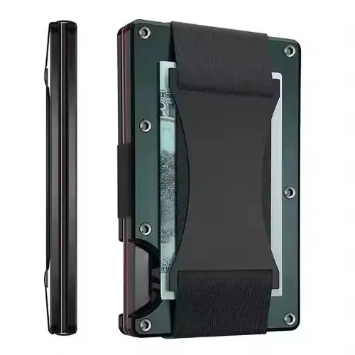 Forged Carbon Fiber Minimalist Slim Smart Wallets for Men Cashback Credit Card Holder Luxury Aluminium Wallet Rfid Money Clip - Image 17