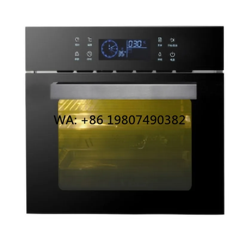 Wall Mounted Built-in Electric Oven, 14 Cooking Modes with Rotisserie, Multifunctional Steam Oven for Home Kitchen Cooking