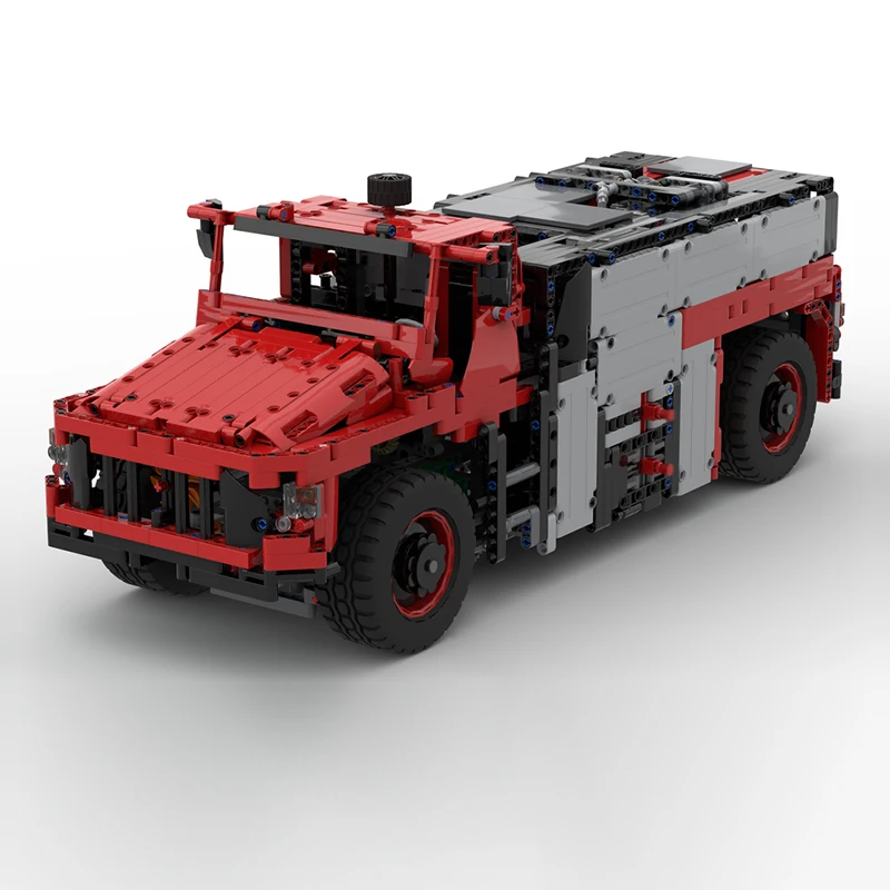 City Car Model MOC Building Bricks Side Loader Garbage Truck Modular Technology Children Holiday Gifts Assemble Toys Suit