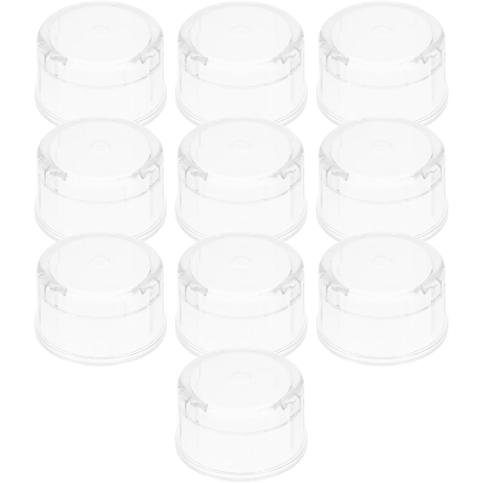 

10 Pcs Chek Pot Lid Press Cup Lids Multipurpose Plastic Shaker Caps Replacement Juice