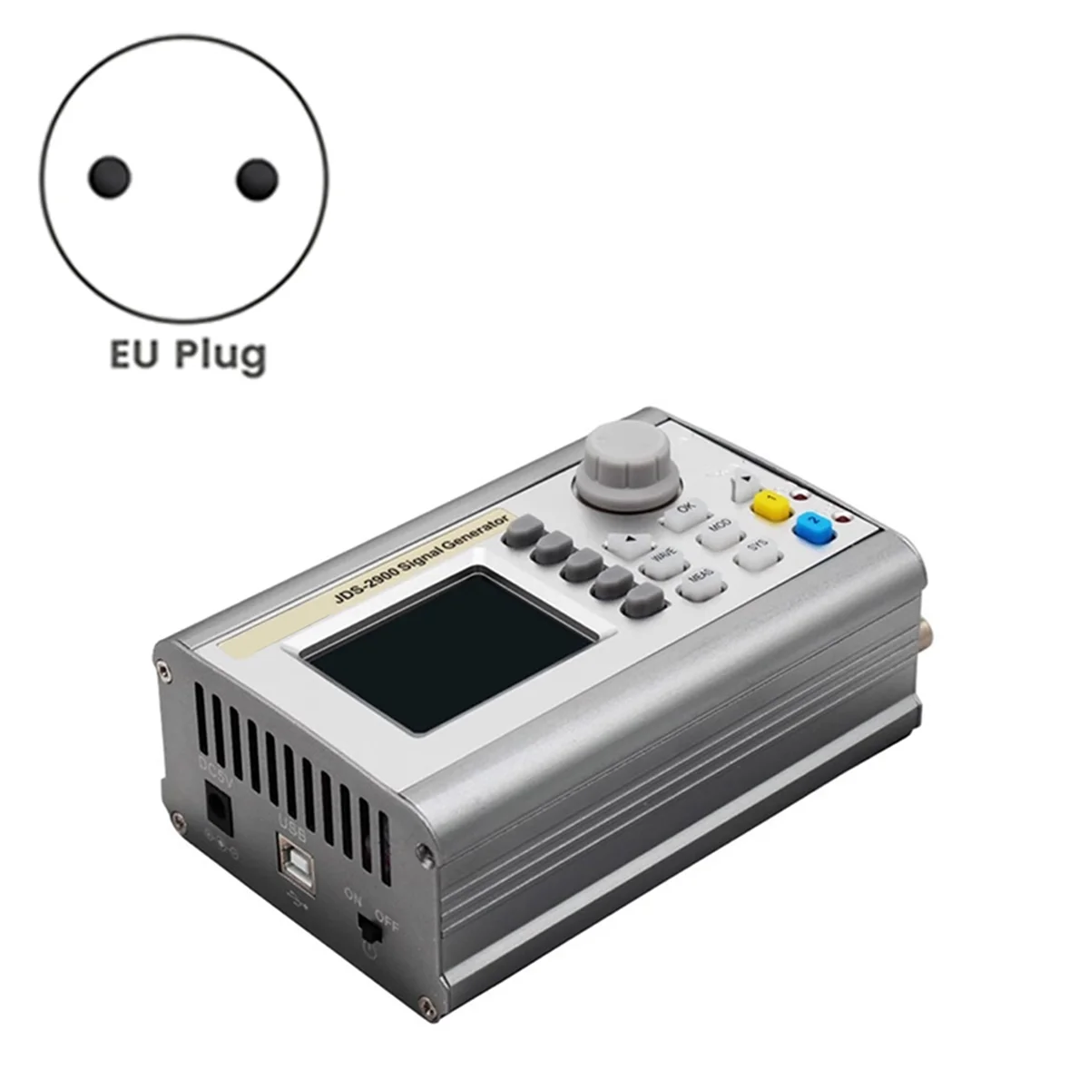 

M85K Новый JDS2900 двухканальный функция DDS/генератор сигналов произвольной формы/измеритель частоты прецизионный генератор 50 МГц ЕС Pl