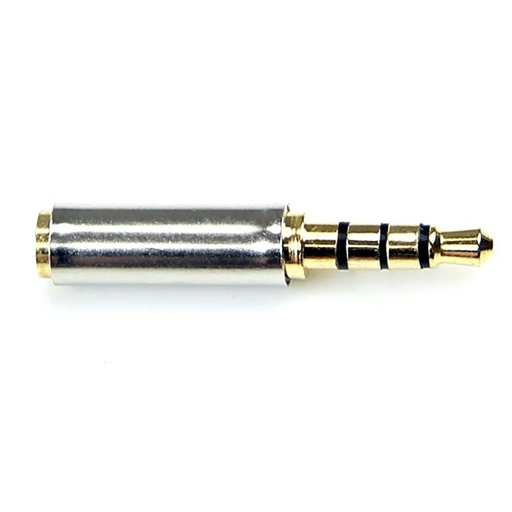 2.5mm Male to 3.5mm Female Audio Adapter Converter Headset Adapter Plug Headphone Transducer Compatible with Phone