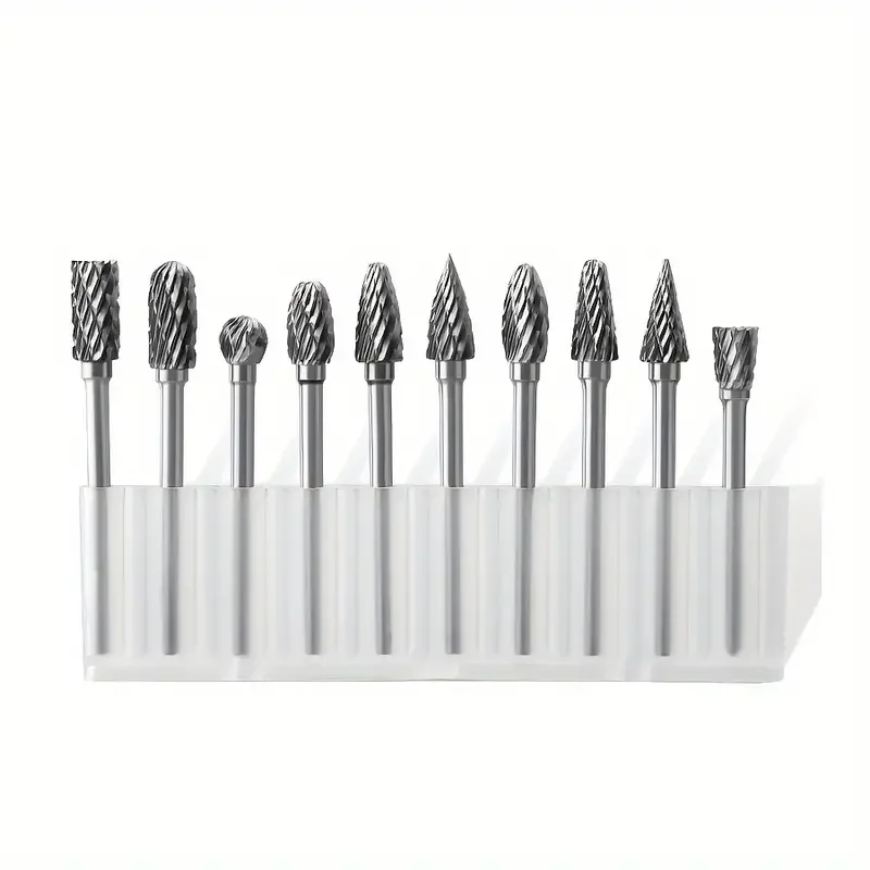 1 Premium Carbide Rotary Burr Kit - The Ultimate Deburring and Woodworking Tool - Easily Drill, Engrave, Carve and Polish Access