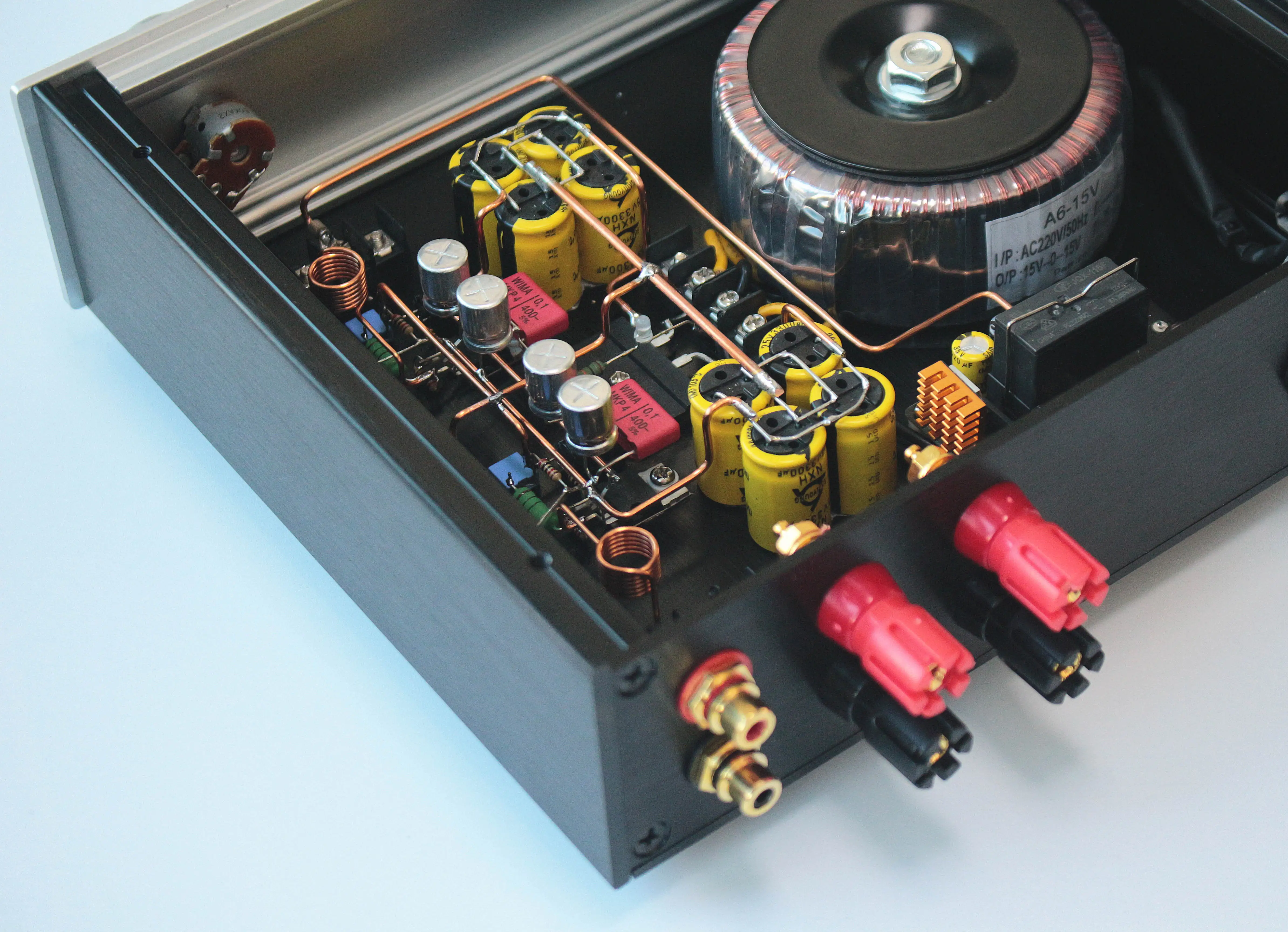 LM1875 Shed Power  Pure Back Stage Power Finished Machine HiFi  Desktop Amplifier
