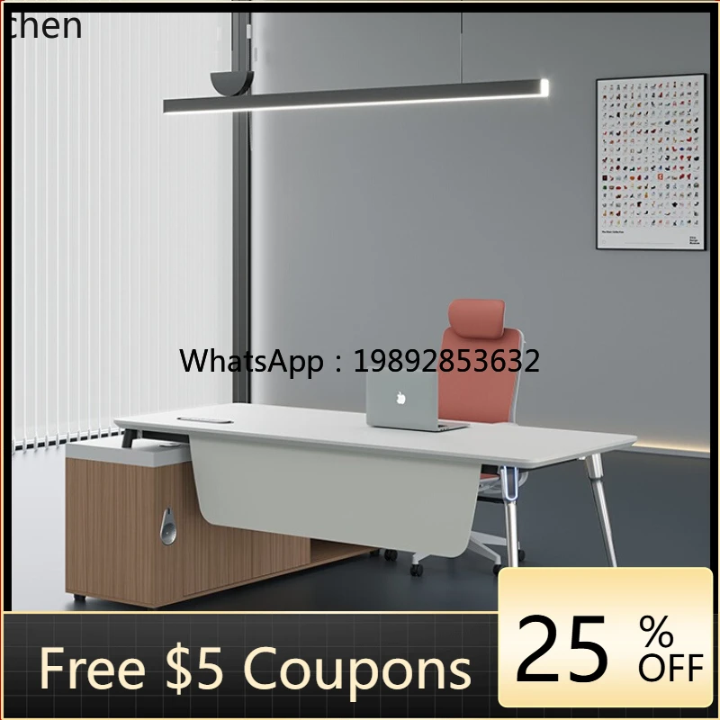 HXL supervisor desk manager desk and chair combination simple light luxury single office furniture large desk