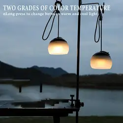Camping Tent Light With Hook 4 Mode Adjustable LED Light Portable Outdoor Lantern Rechargeable LED Tent Lantern For Fishing Camp