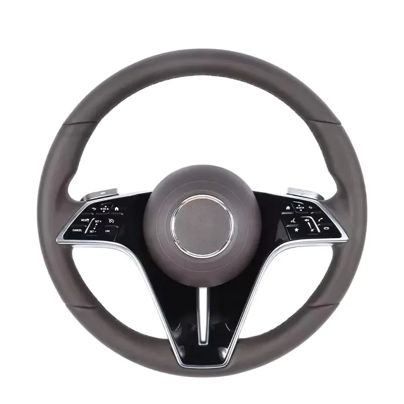 Best-selling Custom Full Leather Steering Wheel Assembly with Comfortable Grip for Mercedes E-Class S-Class Maybach Modification
