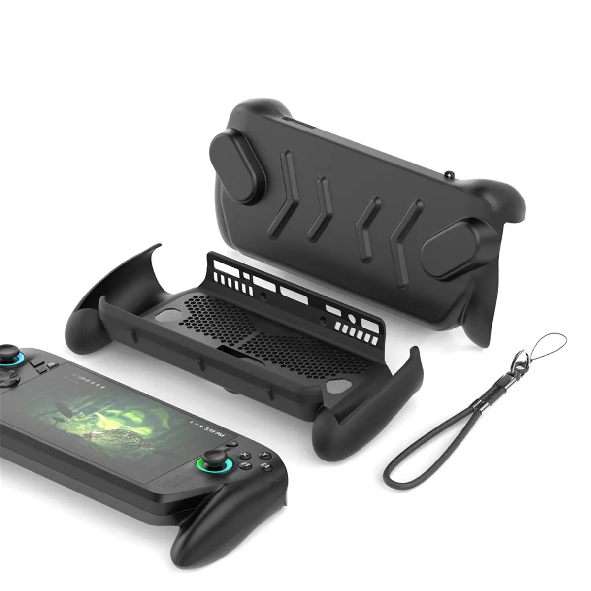 For Ally Full-Coverage Casing TPU Protective Cover with Desktop Stand Game Console Protective Bottom Shell