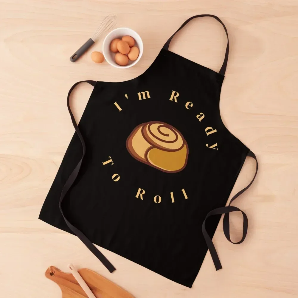 I'm Ready To Roll Apron home women chef costume Women's Dress Children'S Apron