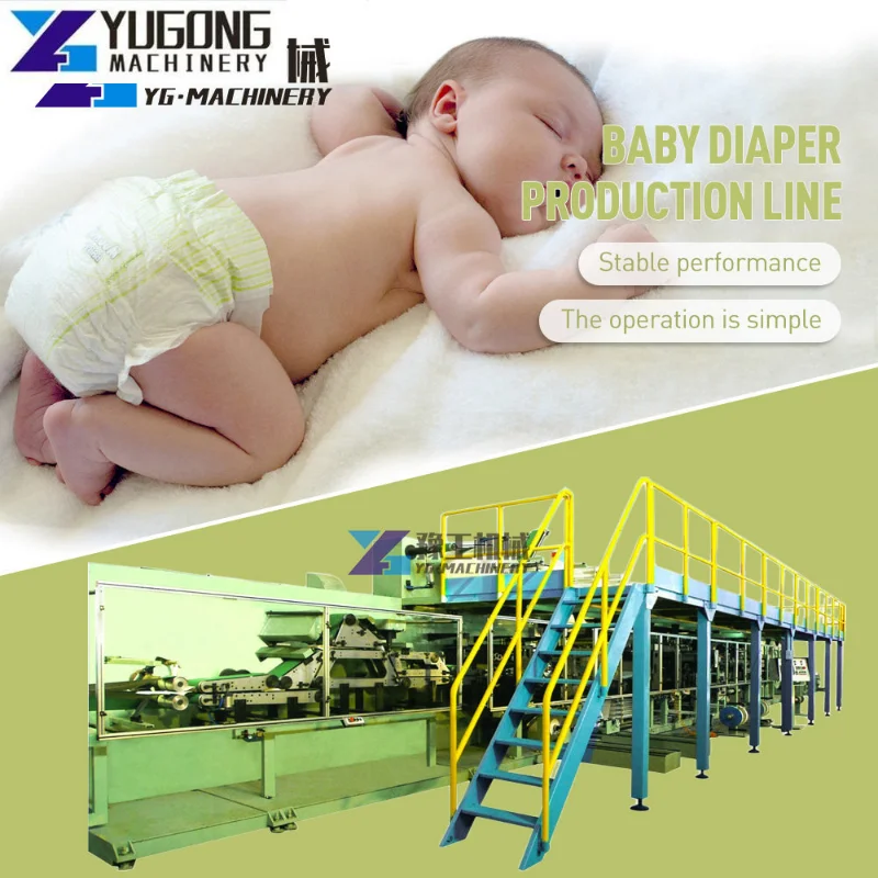 Napkin Baby Making Machine Baby Diaper Making Mini Machine Baby Diaper N Sanitary Pad Production Machine