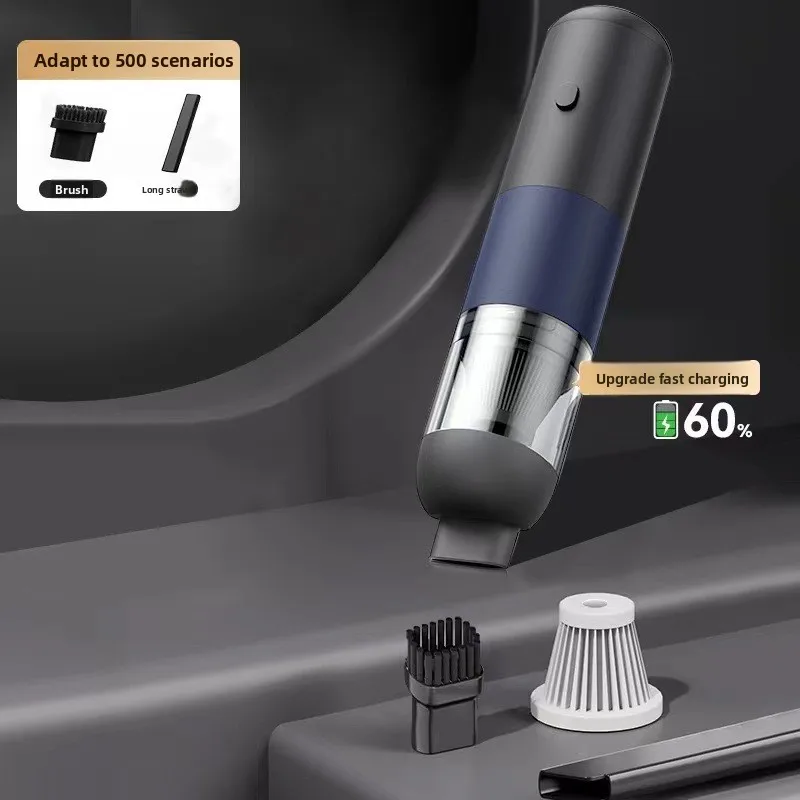 مكنسة كهربائية لاسلكية محمولة بقوة 4000 باسكال للسيارة والمنزل، مكنسة كهربائية لاسلكية قوية للشفط #3