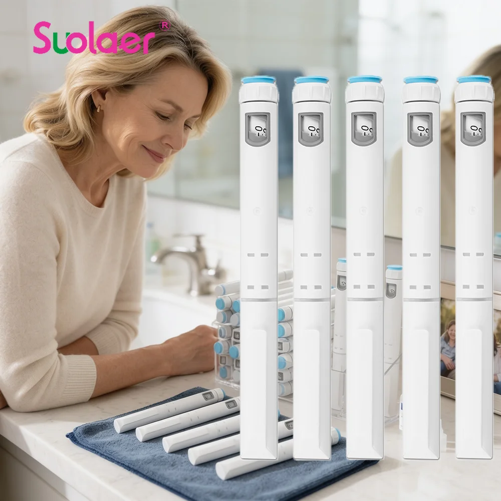 5-20 Pack Disposable Injection Pen 60U Adjustable Insulin Syringe Pen Fitting with 3ml Glass Vial, IMagic Pen Insulin Injection