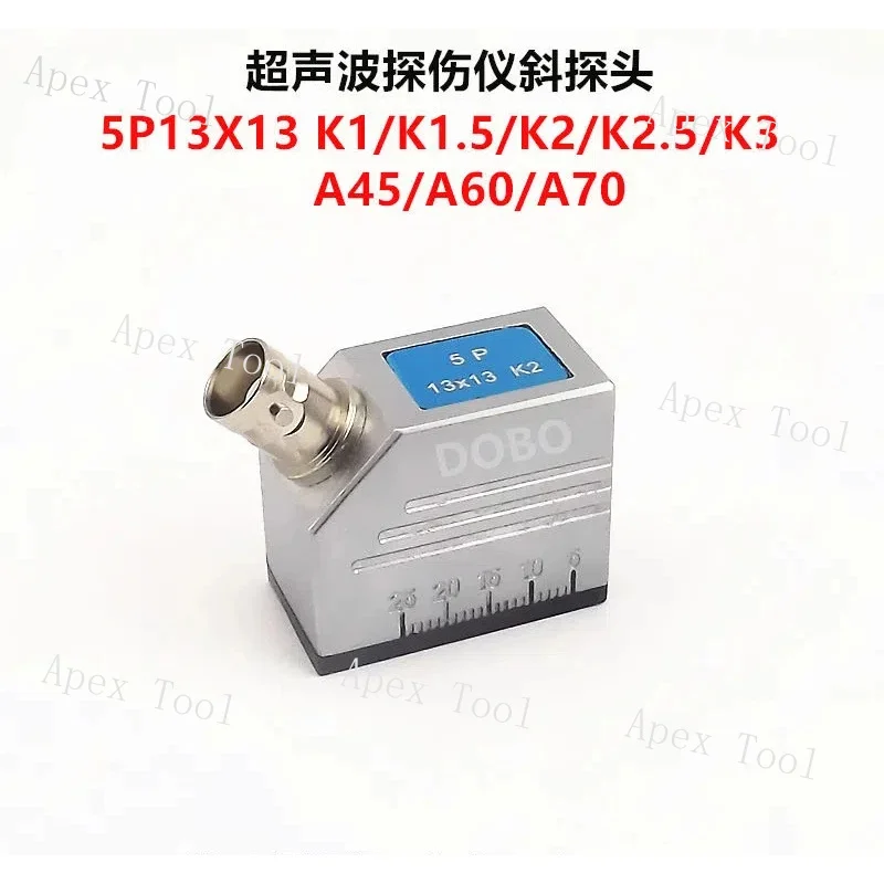 

2.5P13X13K2 Ultrasonic Flaw Detector Oblique Probe UT Transverse Wave Non-destructive Testing 2.5/5MHz
