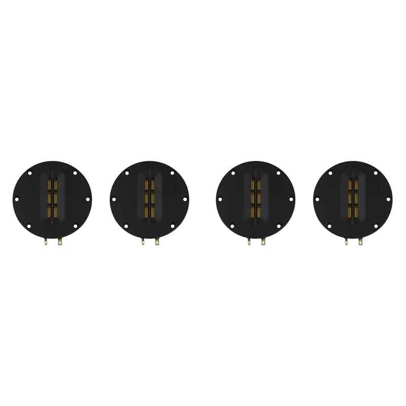 ABGN 4 ชิ้น Horns 4 นิ้วทวีตเตอร์นิวเมติกอลูมิเนียมริบบิ้นทวีตเตอร์ริบบิ้นลําโพงสําหรับริบบิ้นทวีตเตอร์ทวีตเตอร์หัว Horns