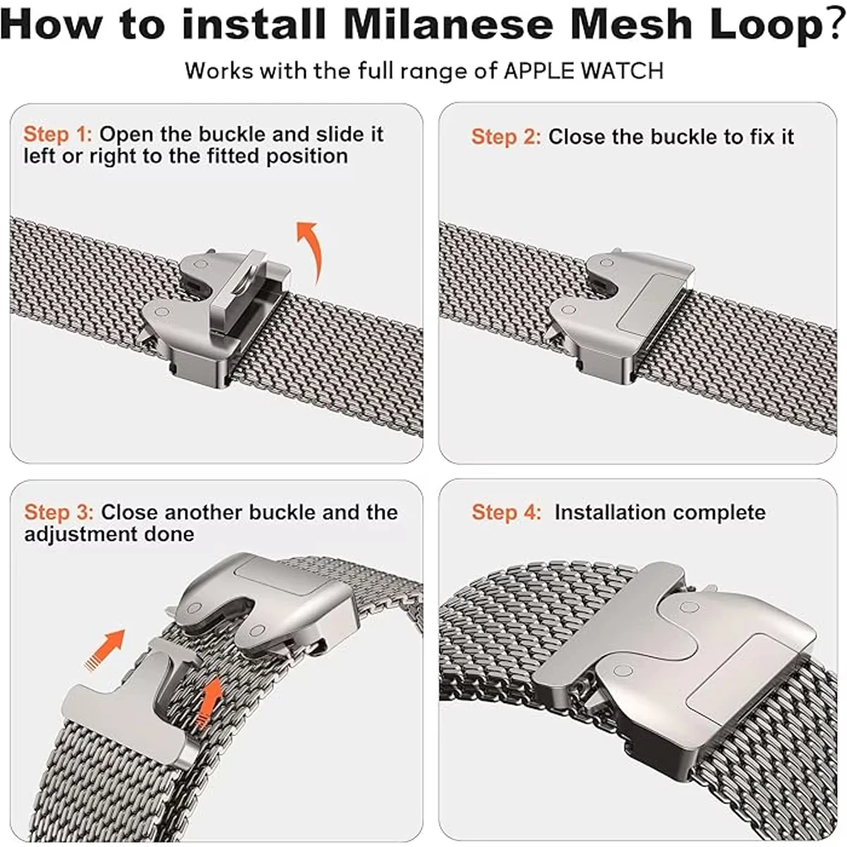 Official Milanese parachute Strap For Apple Watch Ultra 3 2 Bands 49mm 44mm 45mm 46mm 42 40mm 41mm iwatch Series 11 10 98765 SE3