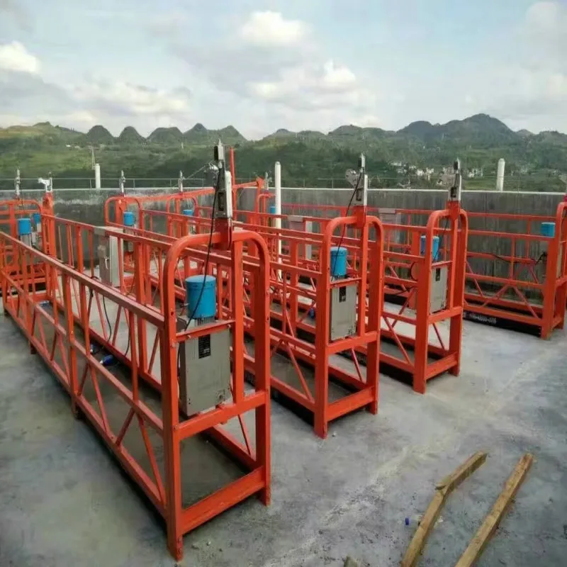 Electric Suspended Platform Construction Hanging Basket Scaffold Gondola for Building Exterior Cleaning Painting Decoration